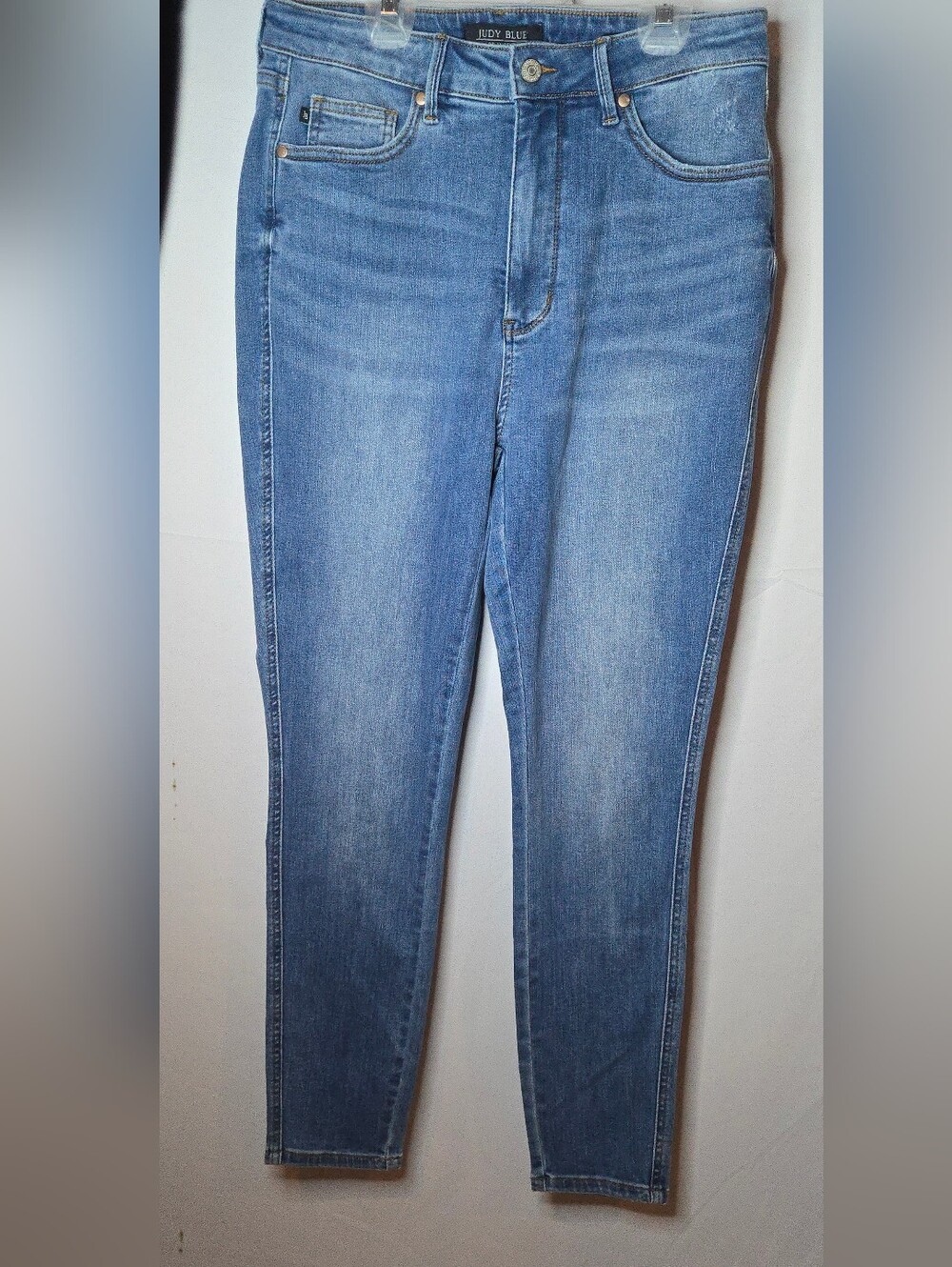 3/$25 Judy Blue Women's 11/30 Mid Wash High Rise Skinny Jeans